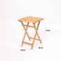 Hanah Home Conjunto de mesa y sillas My001A de madera de haya